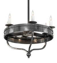  215651 - 30" Wide Parnella 6 Light Chandelier