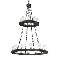  221404 - 42" Wide Loxley 20 Light Two Tier Chandelier