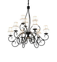  221766 - 36" Wide Grace 10 Light Two Tier Chandelier