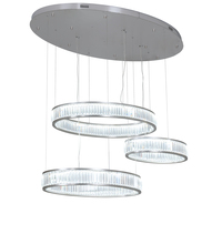  222267 - 60" Long Beckam 3 Light Cascading Pendant