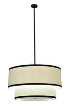  243366 - 36" Wide Cilindro 2 Tier Textrene Pendant