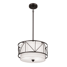  52074BK - Pendant/Semi Flush 3Lt