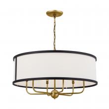  52466NBR - Chandelier 6Lt