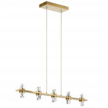  84067CG - Linear Chandelier 10Lt LED