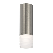  3066.13-FN25 - 3" Small LED Conduit Mount w/Etched Ribbon Glass and 25° Narrow Flood Lens