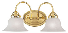  1532-02 - 2 Light Polished Brass Bath Light
