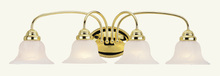  1534-02 - 4 Light Polished Brass Bath Light