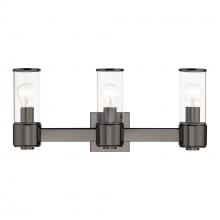  17143-46 - 3 Light Black Chrome Vanity Sconce