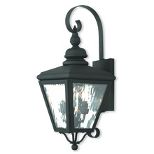  2031-04 - 2 Light Black Outdoor Wall Lantern