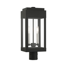  21236-04 - 2 Lt Black   Outdoor Post Top Lantern