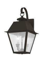  2165-07 - 2 Light Bronze Outdoor Wall Lantern