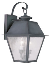 2165-61 - 2 Light Charcoal Outdoor Wall Lantern