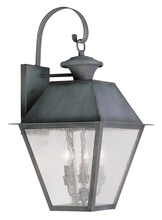  2168-61 - 3 Light Charcoal Outdoor Wall Lantern