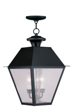  2170-04 - 3 Light Black Outdoor Chain Lantern