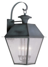  2172-61 - 4 Light Charcoal Outdoor Wall Lantern