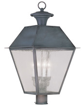  2173-61 - 4 Light Charcoal Outdoor Post Lantern