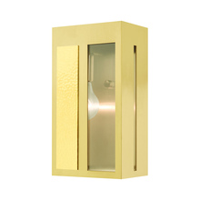  27412-12 - 1 Lt Satin Brass  Outdoor ADA Wall Lantern