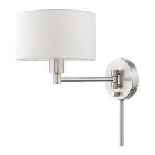  40080-91 - 1 Light Brushed Nickel Swing Arm Wall Lamp