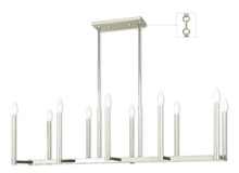  40259-35 - 10 Light PN Linear Chandelier