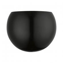  40802-68 - 1 Light Shiny Black Wall Sconce