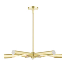  45915-12 - 5 Lt Satin Brass  Chandelier