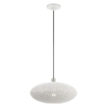  49102-03 - 1 Lt White Pendant