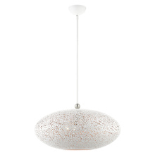  49186-03 - 3 Lt White Pendant