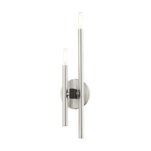  49342-91 - 2 Lt Brushed Nickel  ADA Double Sconce