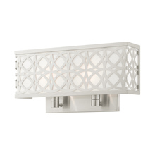  49877-91 - 2 Lt Brushed Nickel ADA Double Sconce
