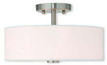  51053-91 - 2 Light Brushed Nickel Ceiling Mount