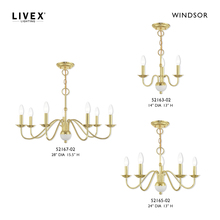  52163-02 - 3 Lt Polished Brass Mini Chandelier