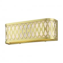  53430-33 - 2 Light Soft Gold ADA Sconce with Hand Crafted Oatmeal Color Fabric Hardback Shade