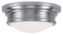  7343-91 - 3 Light Brushed Nickel Ceiling Mount