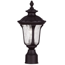  7848-07 - 1 Light Bronze Outdoor Post Lantern