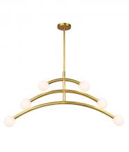  KCH3106-6BS - Dalia Chandelier - Brass Finish