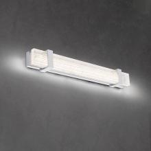  BWS18227-CH - Verandah 27in LED 3000K/3500K/4000K 120V-277V Bath Vanity & Wall Light in Polished Chrome with Cle