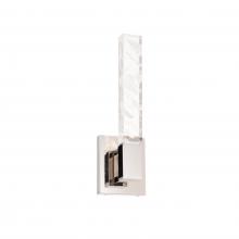  BWS42416-PN - Baton 16in 120/277V LED Wall Sconce in Polished Nickel with Optic Haze Quartz