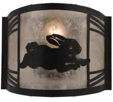  110559 - 12"W Rabbit on the Loose Right Wall Sconce