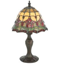  112093 - 13.5"H Colonial Tulip Accent Lamp