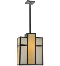  112209 - 12" Long Cityscape Oblong Pendant