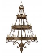  116981 - 78" Wide Avila 24 Light Three Tier Chandelier