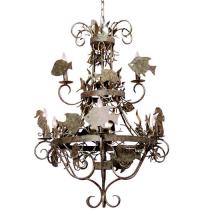  119762 - 32" Wide De La Mar 9 Light Chandelier