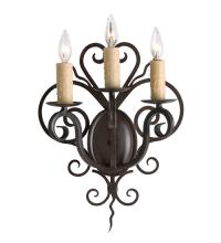  120138 - 15" Wide Kenneth 3 Light Wall Sconce