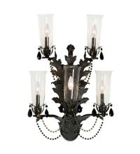  120231 - 20" Wide French Baroque 5 Light Wall Sconce