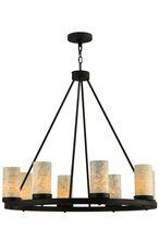  140445 - 37.5"W Loxley Jadestone 8 LT Chandelier