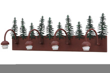  142629 - 35" Wide Spruce Pine Vanity Hardware