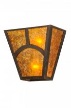  147764 - 13"W Mission Hill Top Wall Sconce