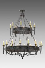  153295 - 72" Wide Marta 24 Light Two Tier Chandelier