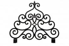  162817 - 36" Wide X 32" High Fleur-de-lis Fireplace Screen