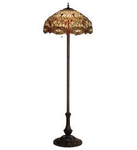  17473 - 63"H Tiffany Hanginghead Dragonfly Floor Lamp
